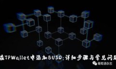 如何在TPWallet中添加BUSD：